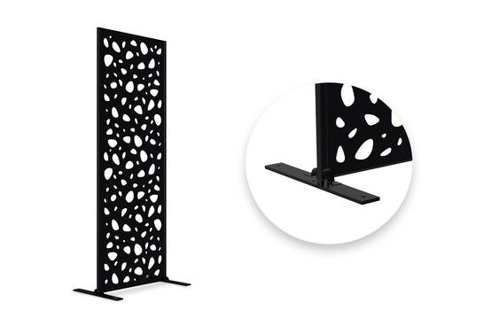 Casanoov Lot de 3 panneaux décoratifs SUNNY Noir H.160 cm motifs intégral - Image 3