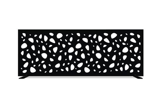 Casanoov Lot de 3 panneaux décoratifs SUNNY Noir H.160 cm motifs intégral - Image 8
