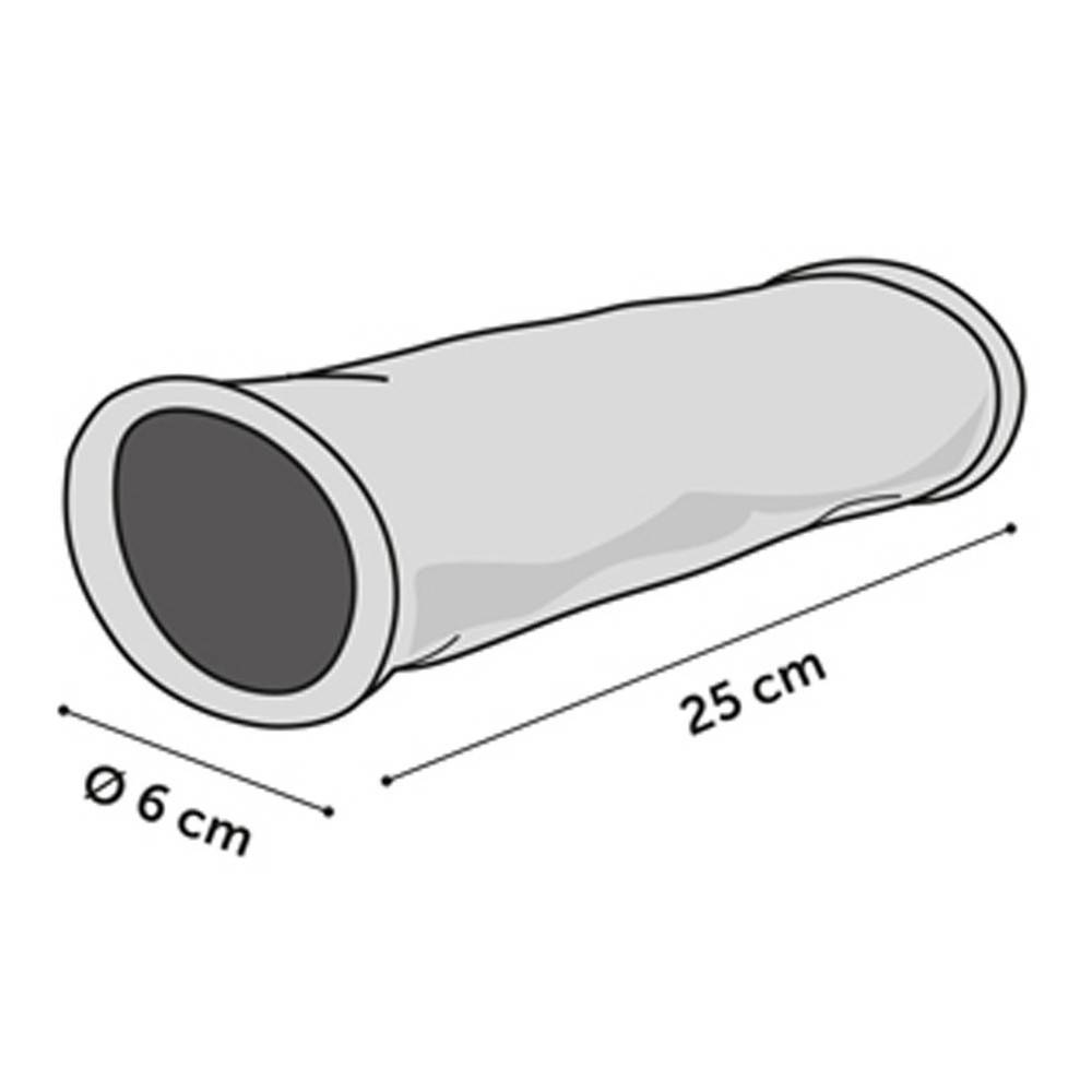 Tunnel pour hamster CLAVIO ø 6 cm x 25 cm pour rongeurs - Image 3