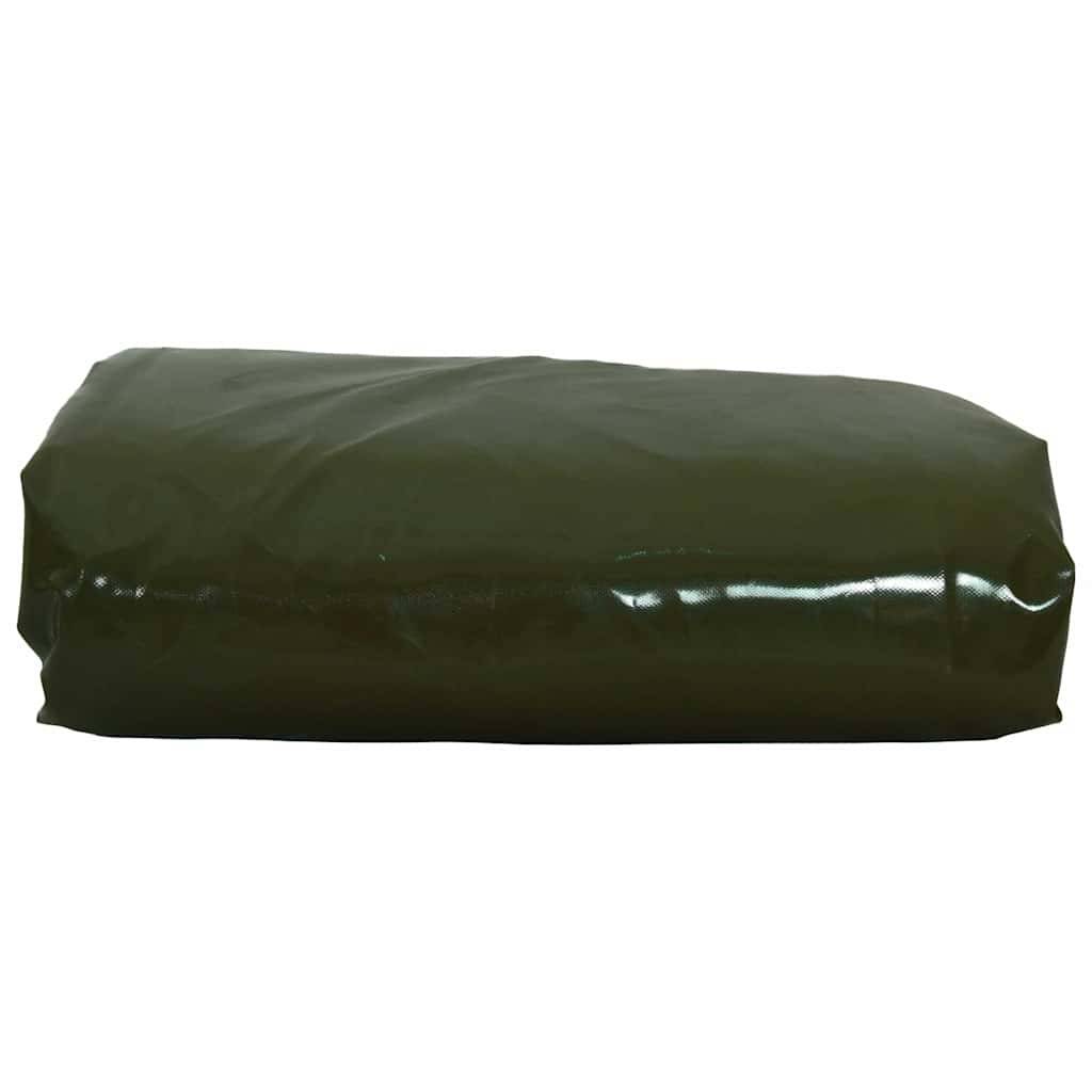 Toile de Protection PVC 650g/m² Étanche et Renforcée pour Terrasse et Bricolage Vert Olive 3x3m – ComfortXL Outdoor Living - Image 3