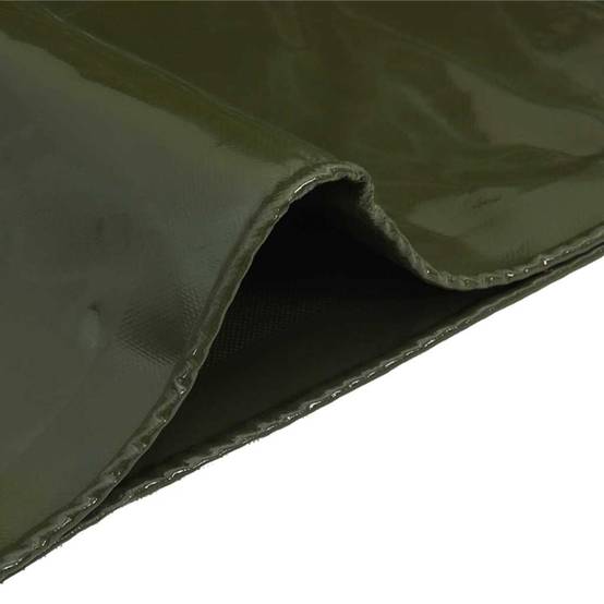 Toile de Protection PVC 650g/m² Étanche et Renforcée pour Terrasse et Bricolage Vert Olive 3x3m – ComfortXL Outdoor Living - Image 6