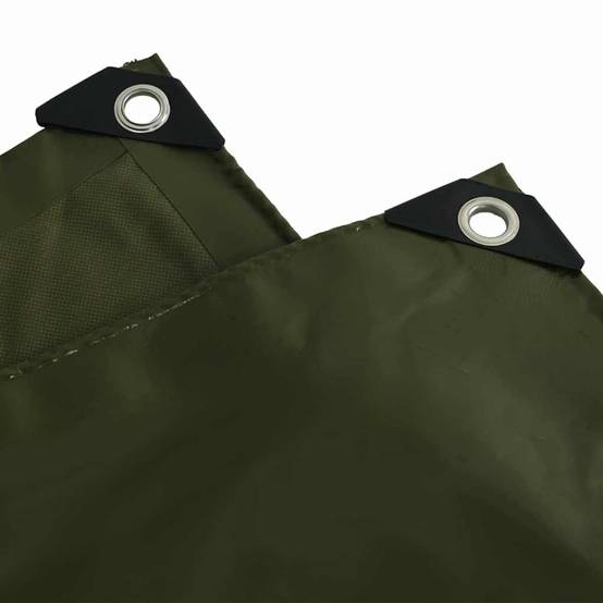 Toile de Protection PVC 650g/m² Étanche et Renforcée pour Terrasse et Bricolage Vert Olive 3x3m – ComfortXL Outdoor Living - Image 5