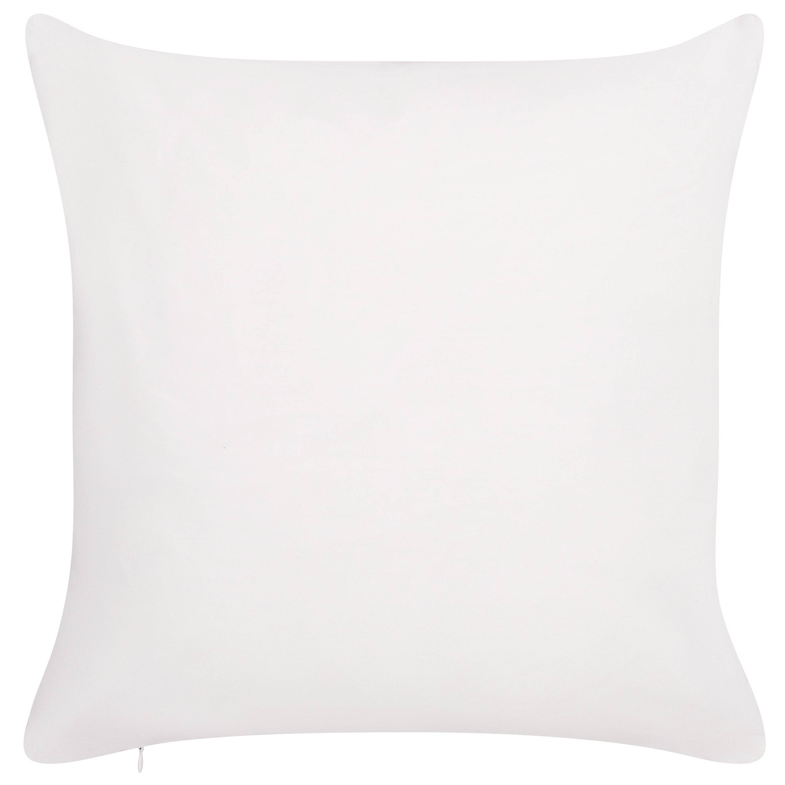 Beliani - 2 Coussins Décoratifs de Jardin Rose et Blanc à Motif Floral 45 x 45 cm Très Confortable pour l'Extérieur ou Intérieur Housses Amovibles - Image 4