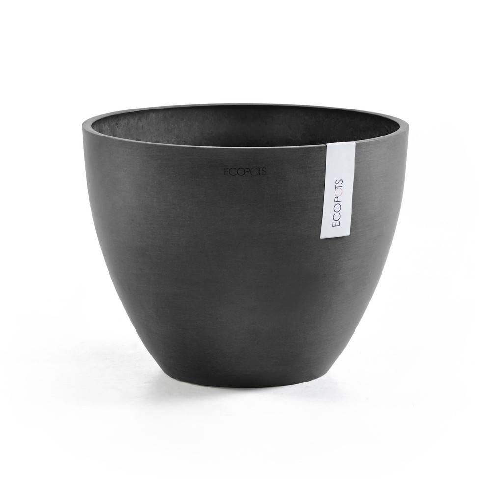 Ecopots - Pot Rond Antwerp 50 New Gris Foncé - Ø 50 x H. 37,5 cm - 52 L ECOPOTS - Image 4