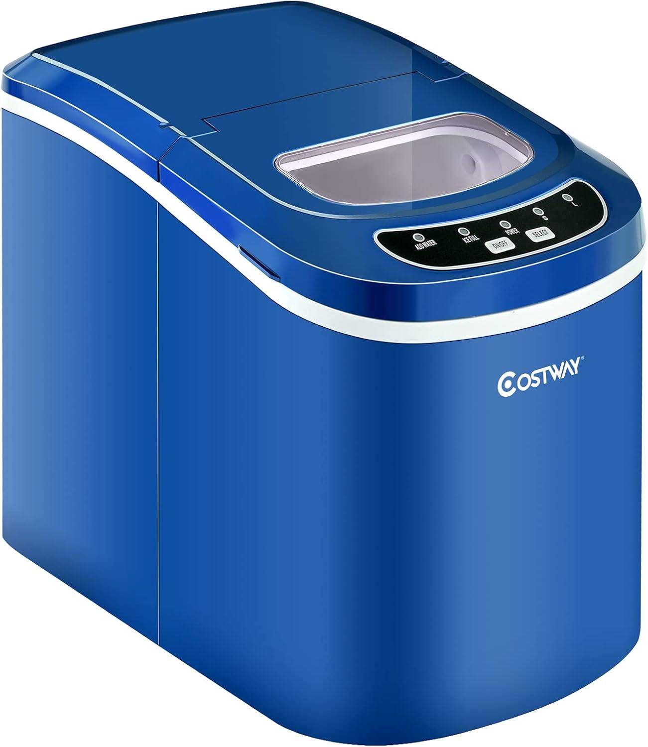 Todeco Machine à Glaçons 2,2L - 12kg/24h - 9 Glaçons En 6-10 Min - Autonettoyante