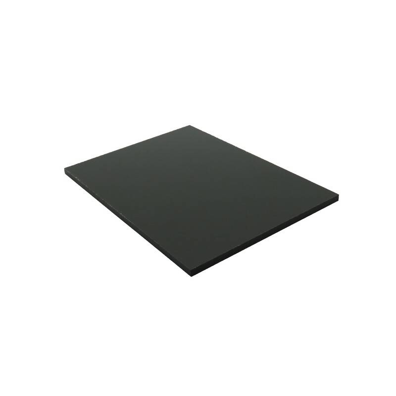 Panneau de bardage stratifié HPL compact - Coloris - Gris anthracite, Epaisseur - 6 mm, Largeur - 130 cm, Longueur - 61 cm - Image 1