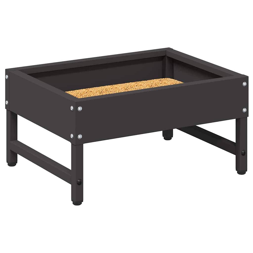 Mangeoire Oiseaux Acier Suspendre ou Poser 3kg Noir - ComfortXL Outdoor Living - Image 3