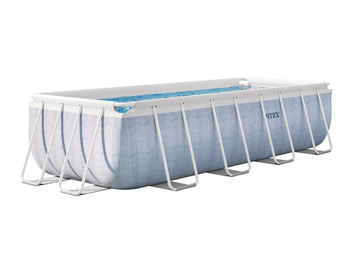 Piscine tubulaire Chevron rectangulaire 4,00 x 2,00 x 1,00 m - Intex - Image 6