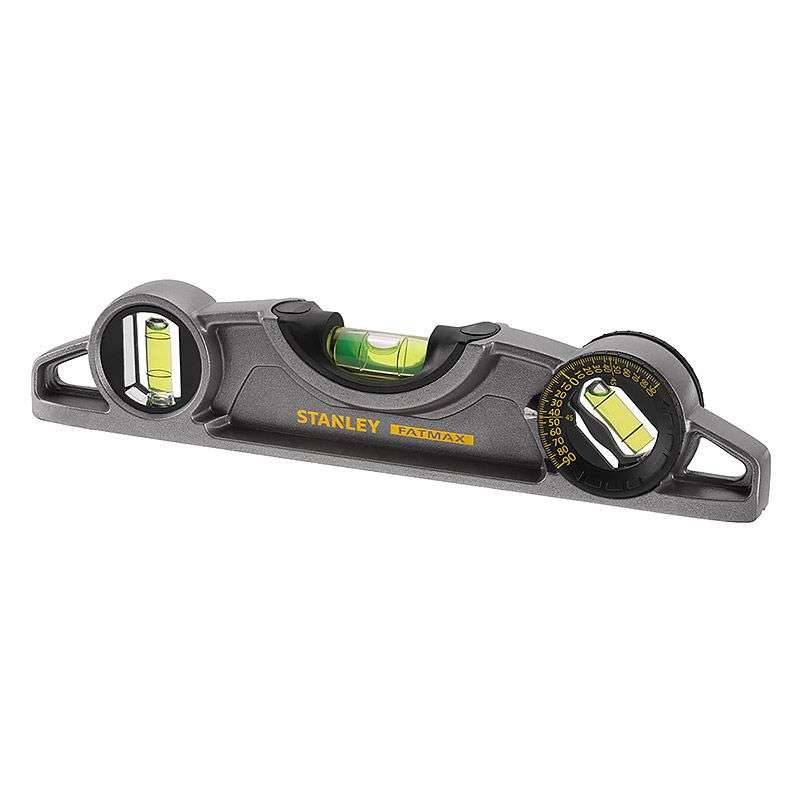 stanley - Niveau Torpedo Magnétique 25cm Précision Magnétique, Robustesse Aluminium - Générique - Image 2