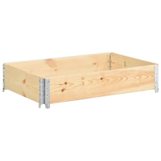 Jardinière surélevée 50 x 100 cm bois de pin solide - Image 1