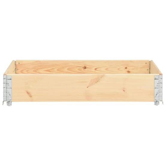 Jardinière surélevée 50 x 100 cm bois de pin solide - Image 2