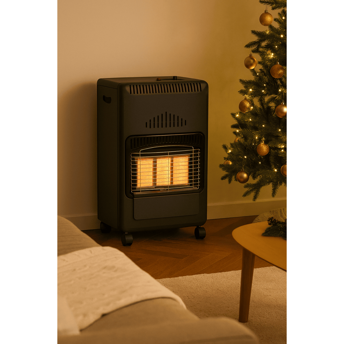 Chauffage à gaz 4200W pliable - 3 puissances de chauffe - Jusqu'à 40m2- Poele à gaz Mobile  - Brûleur céramique Infrarouge - Image 10