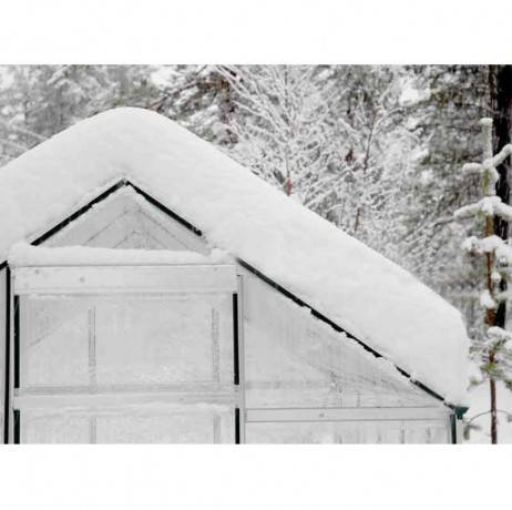 Canopia - Serre de jardin en polycarbonate Harmony  3,44 m², Couleur Vert, Ancrage au sol Oui - Image 3
