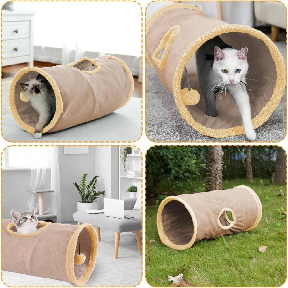 DtopbuyAge - Tunnel chat pliable pour chats et lapins DtopbuyAge - Image 4