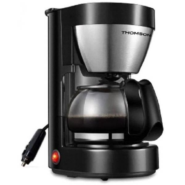 Machine a Cafe - Cafetiere Electrique  - THOMSON - 12 V - 0.65 L - 4/6 tasses - 170 W
