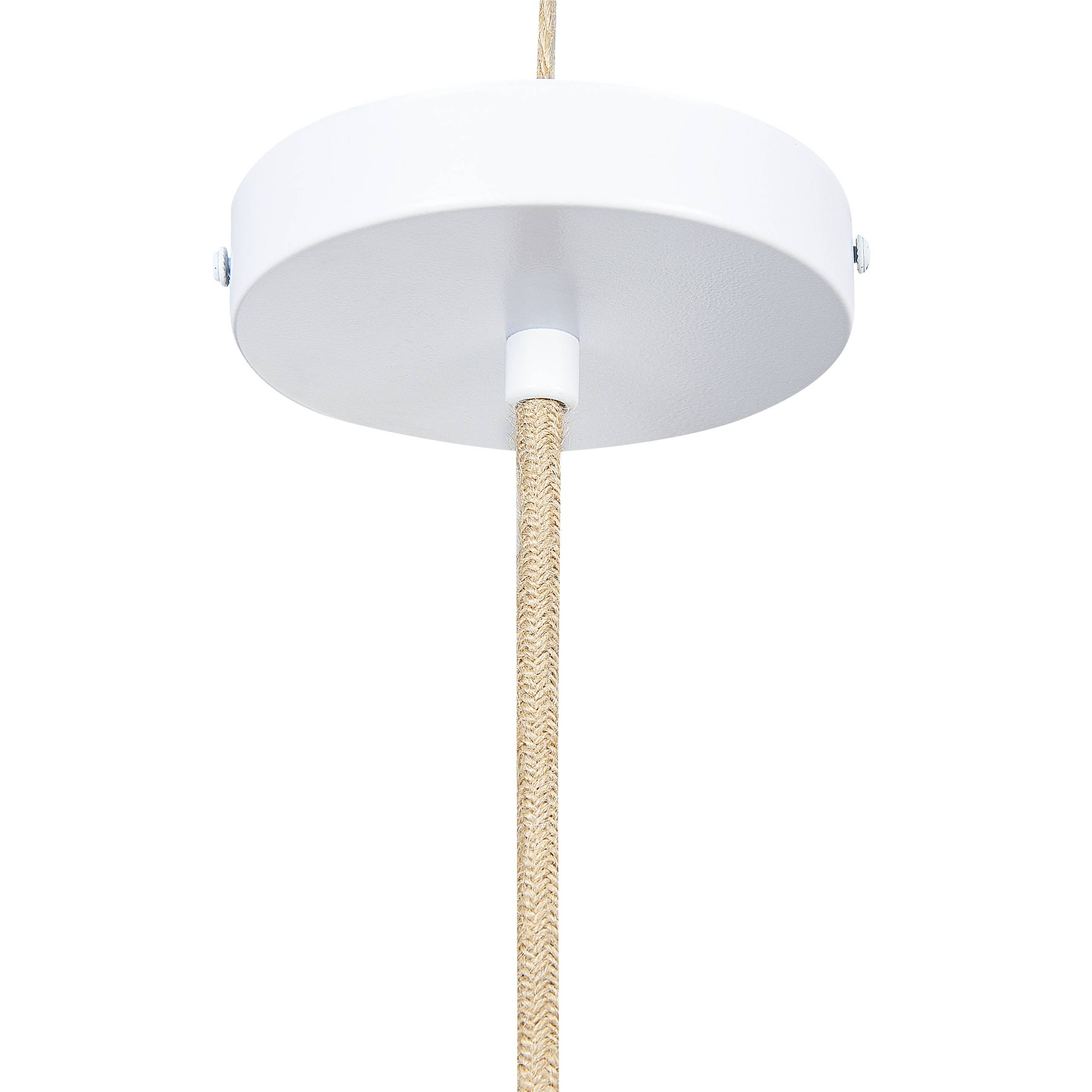 Beliani - Lampe suspension Rotin Moutarde BATALI - Beliani - Image 6