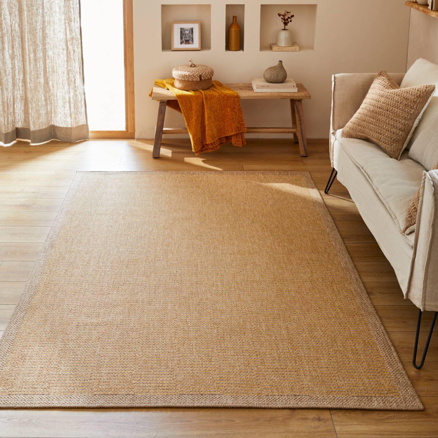 Autre - Tapis intérieur et extérieur naturel 120x170cm - Image 2