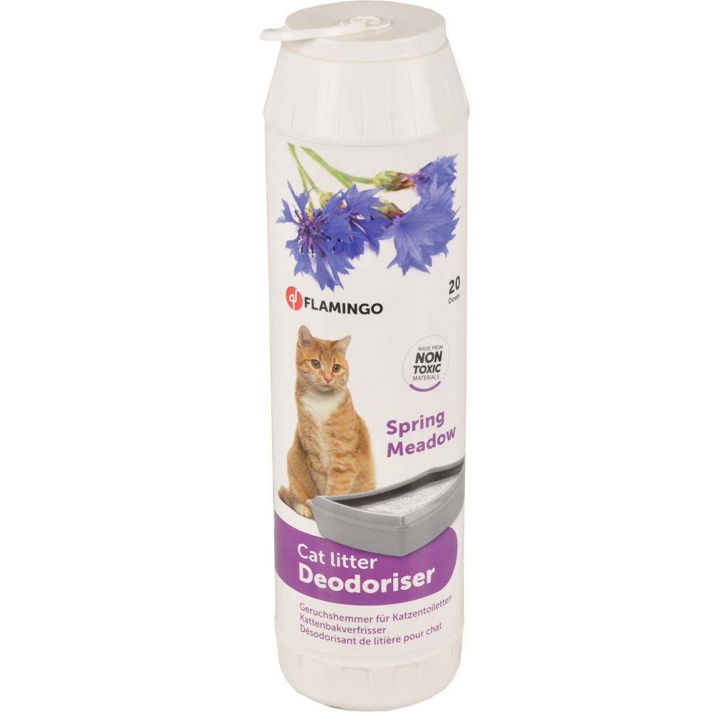 Flamingo - Désodorisant pour litière 750 g odeur printanière pour chat - Image 2