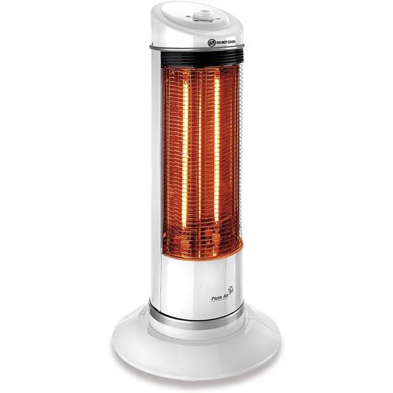 Chauffage d'appoint électrique 1200W Chaleur immédiate Oscillant Surface 25 m² PLEIN AIR - Image 1