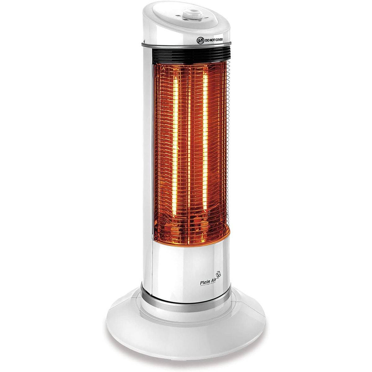 Chauffage d'appoint électrique 1200W Chaleur immédiate Oscillant Surface 25 m² PLEIN AIR - Image 1