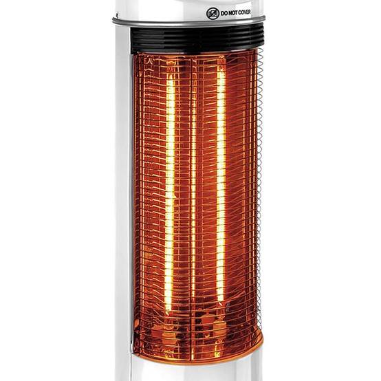 Chauffage d'appoint électrique 1200W Chaleur immédiate Oscillant Surface 25 m² PLEIN AIR - Image 6