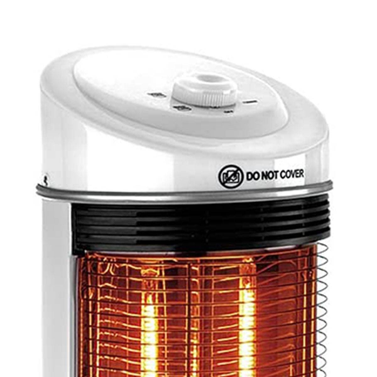 Chauffage d'appoint électrique 1200W Chaleur immédiate Oscillant Surface 25 m² PLEIN AIR - Image 5