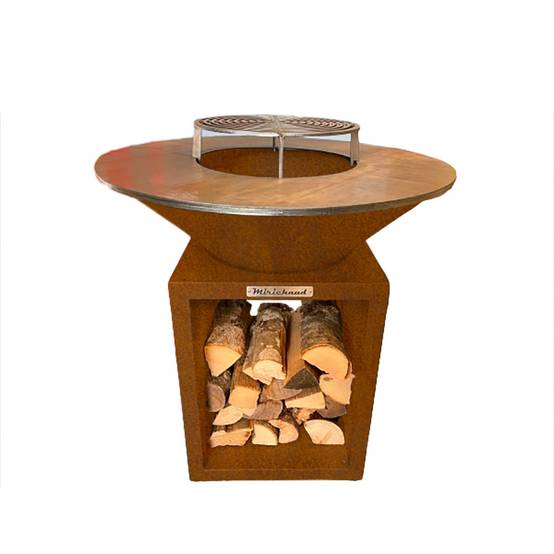 BRASERO COULEUR CORTEN diamètre 95cm - Image 2