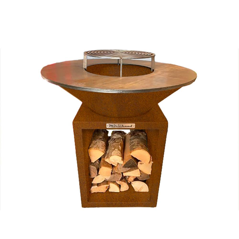 BRASERO COULEUR CORTEN diamètre 95cm - Image 2