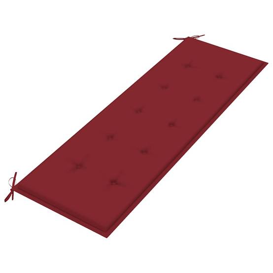 PANGIVO - Banc de jardin bois teck rouge bordeaux 150 x 51.5 x 84 cm - PANGIVO - Image 5