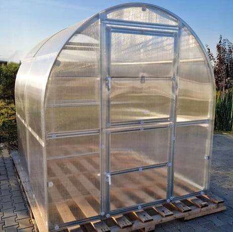 Serre KLASIKA SLIM 2 x 6 m (12 m²) , 6 mm avec revêtement en polycarbonate - Image 6