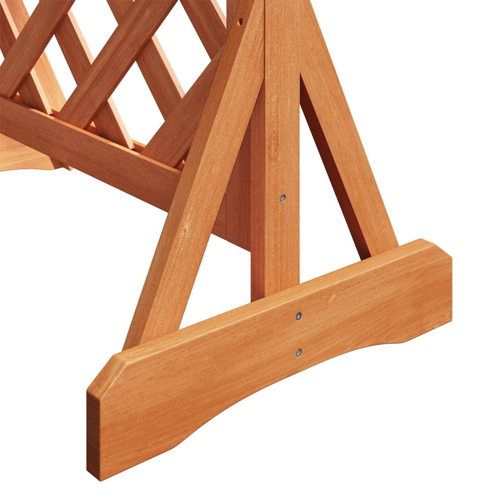 Treillis de jardin bois de sapin orange 48 x 30 x 70.5 cm - PANGIVO - Image 9