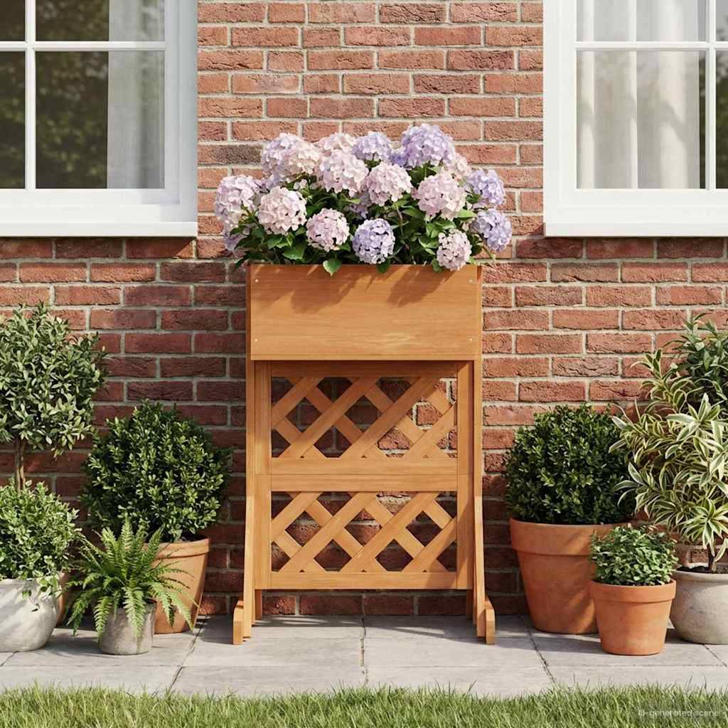 Treillis de jardin bois de sapin orange 48 x 30 x 70.5 cm - PANGIVO - Image 1
