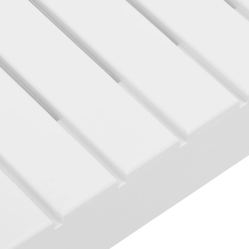 Salon de jardin 5 places en Plastique avec Coussins pour Extérieur Blanc – ComfortXL Outdoor Living - Image 6