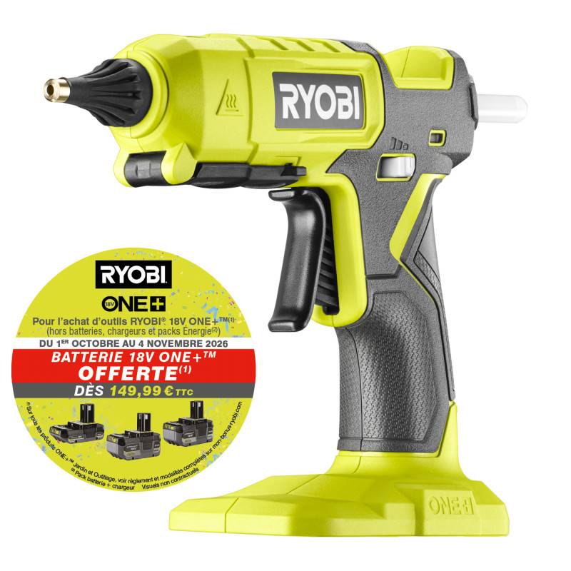 Ryobi - Pistolet à colle RYOBI 18V One+ - Sans batterie ni chargeur RGL18-0 - Image 2
