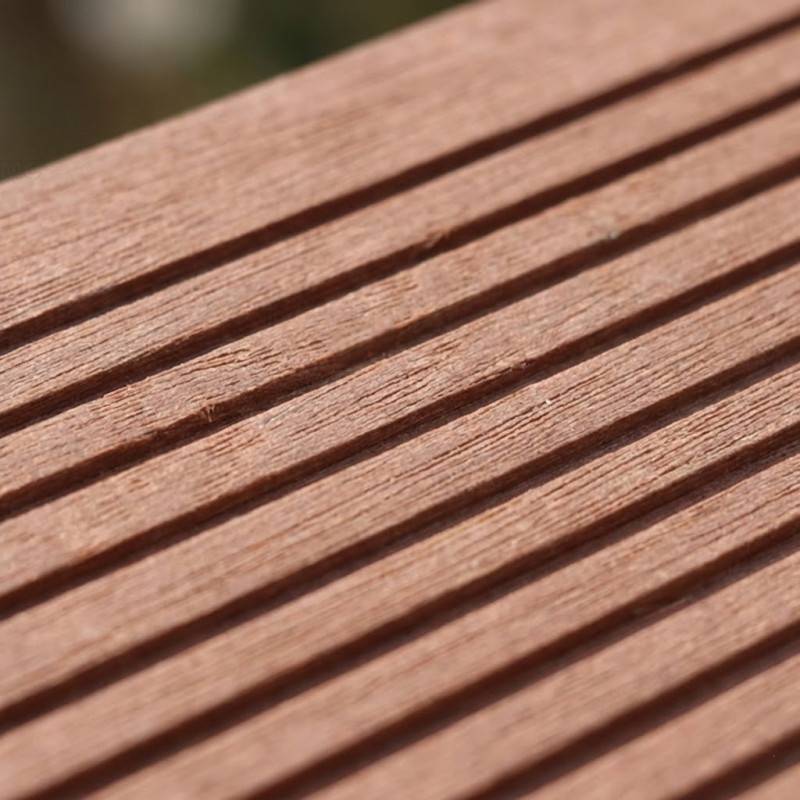 Lame terrasse bois composite plein Maxima L 360 cm - Coloris - Brun rouge, Epaisseur - 22mm, Largeur - 14 cm, Longueur - 360 cm - Image 2