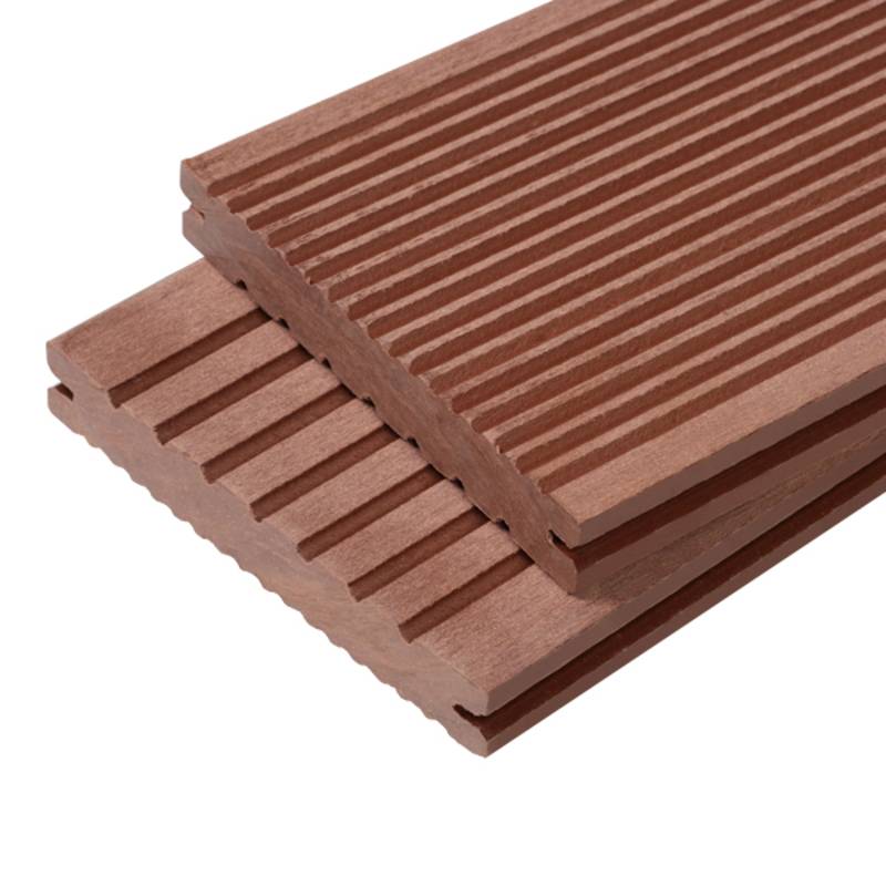 Lame terrasse bois composite plein Maxima L 360 cm - Coloris - Brun rouge, Epaisseur - 22mm, Largeur - 14 cm, Longueur - 360 cm - Image 1