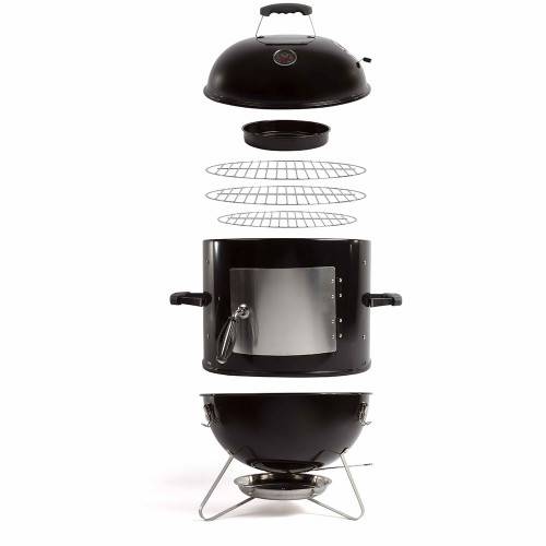 Livoo - Fumoir en acier avec fonction barbecue - Image 9