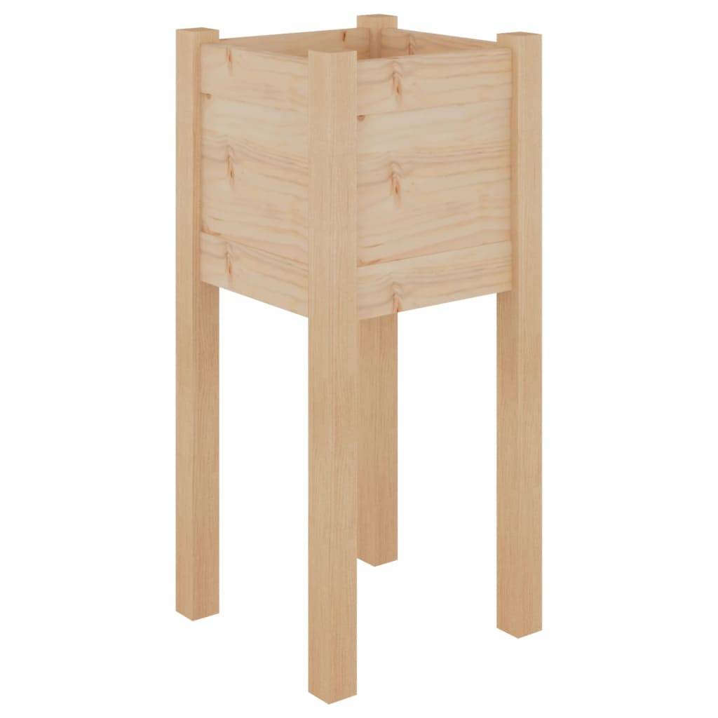 Maison Chic - Jardinière d'extérieur - Pot De Fleurs 31x31x70 cm bois de pin massif - Image 1
