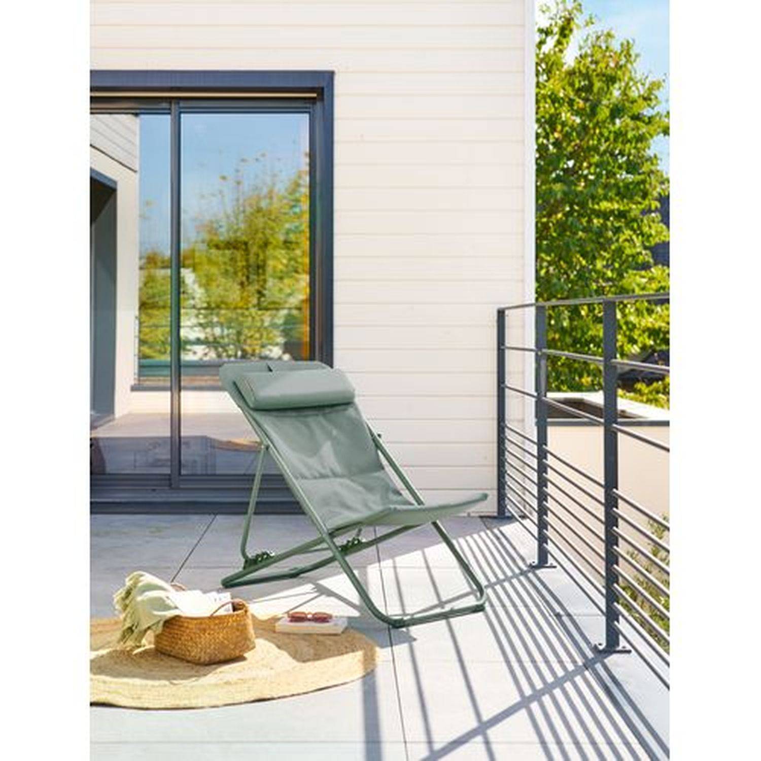 Hesperide - Lot de 2 chiliennes de jardin pliante MIRAEL - Hespéride - Image 3