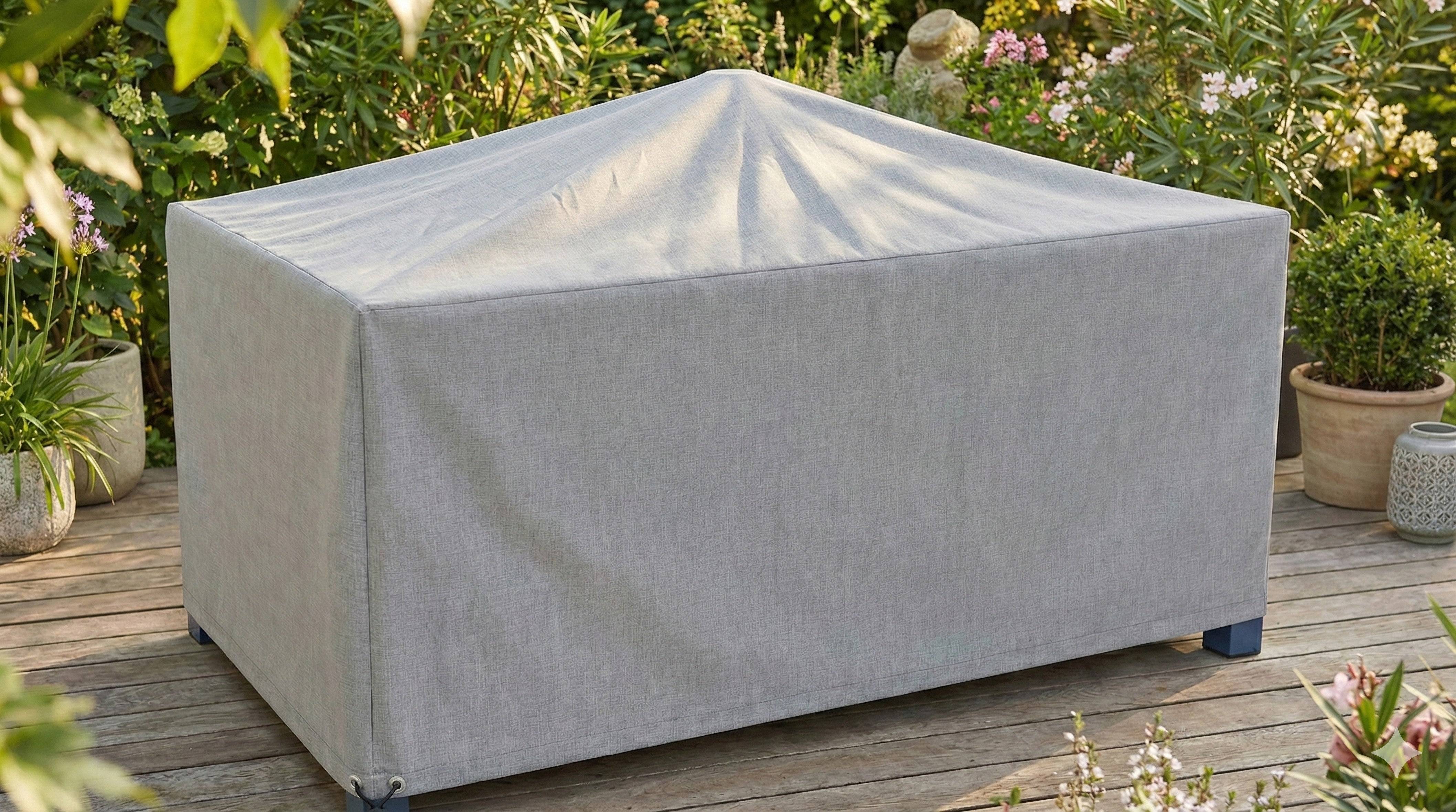 Housse de protection Cover Garden pour table de jardin rectangulaire 8-10 personnes - 260 x 100 x 50 cm - Jardiline - Image 3