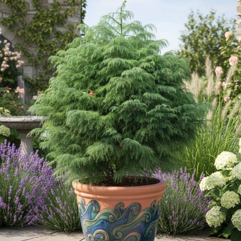 Cèdre du Japon Elegans, Cryptomeria - Pot de 10L - 80/120 cm - Image 9