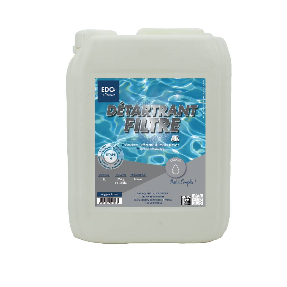 Aqualux - Détartrant filtre piscine 5 litres Aqualux - Image 1