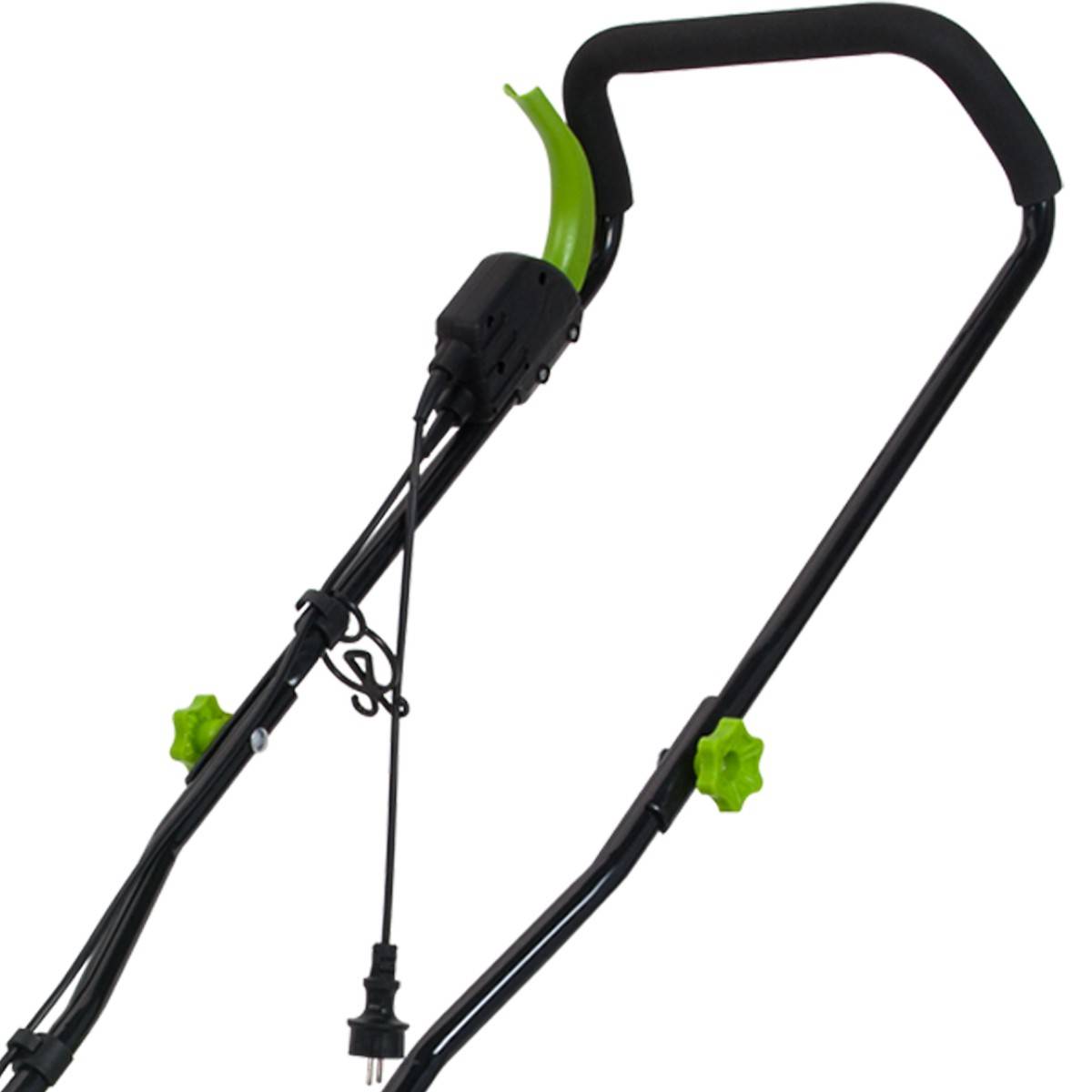 Tondeuse électrique 1400W Moteur induction Coupe 34 cm - Hauteur de coupe 25-60 mm - Bac 35L VITO - Image 3