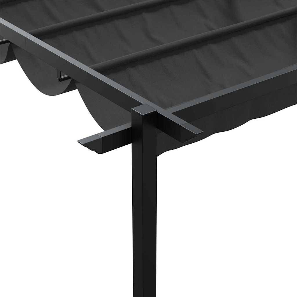 Prolenta Premium - Pergola polyester anthracite 300 x 300 x 200 cm - Prolenta premium p3255.8 - Image 8