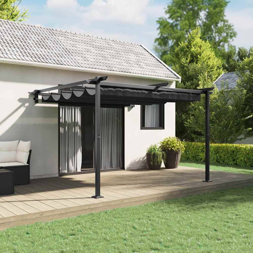 Prolenta Premium - Pergola polyester anthracite 300 x 300 x 200 cm - Prolenta premium p3255.8 - Image 2