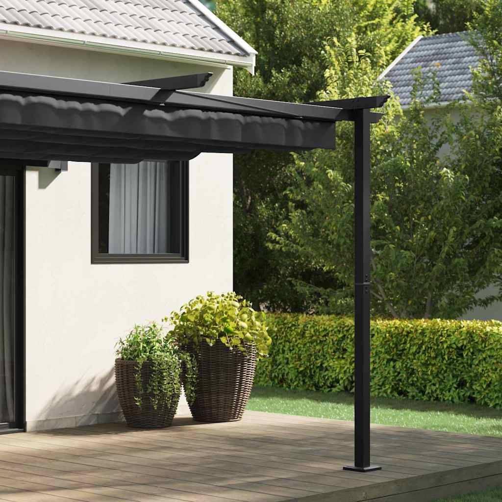 Prolenta Premium - Pergola polyester anthracite 300 x 300 x 200 cm - Prolenta premium p3255.8 - Image 3
