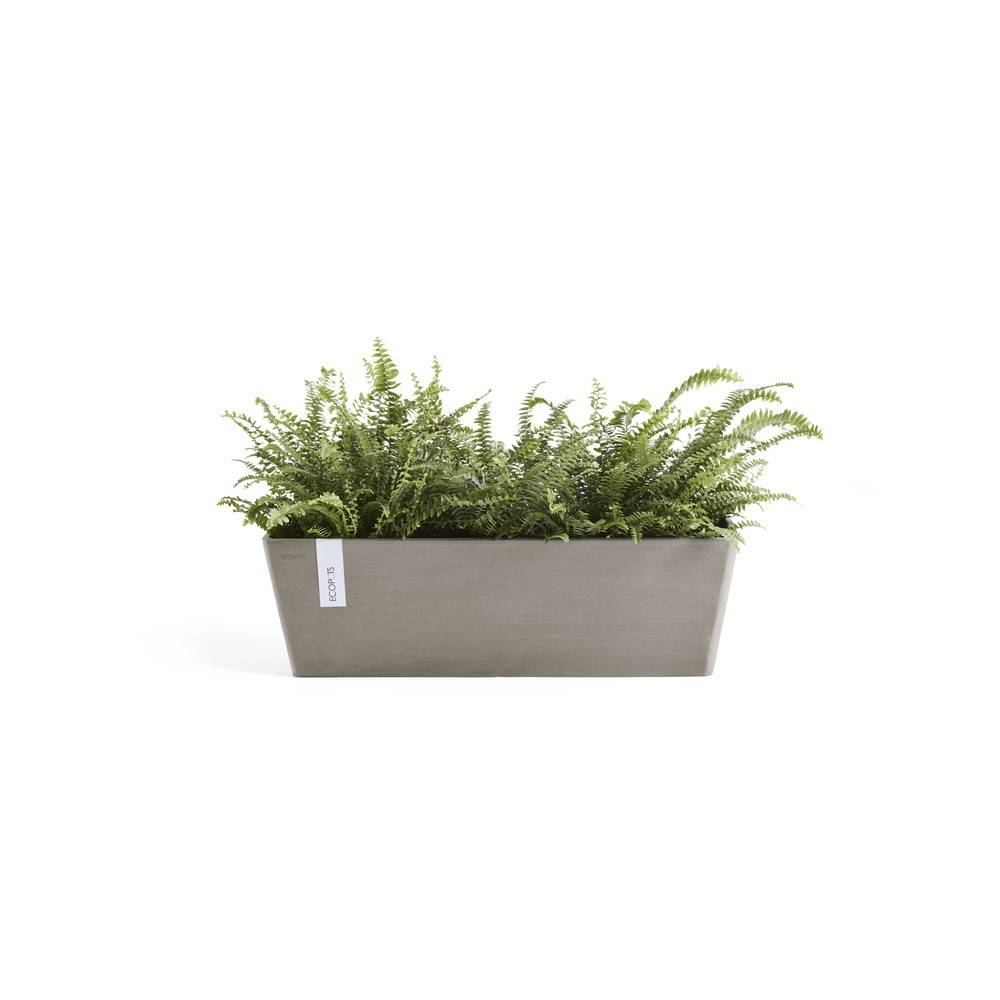 Ecopots - Pot Rectangulaire Bruges 65 New Taupe - 65 x 17 x H. 17 cm - 13,5 L ECOPOTS - Image 1