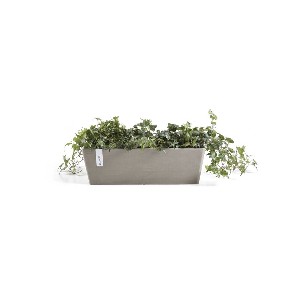 Ecopots - Pot Rectangulaire Bruges 65 New Taupe - 65 x 17 x H. 17 cm - 13,5 L ECOPOTS - Image 2