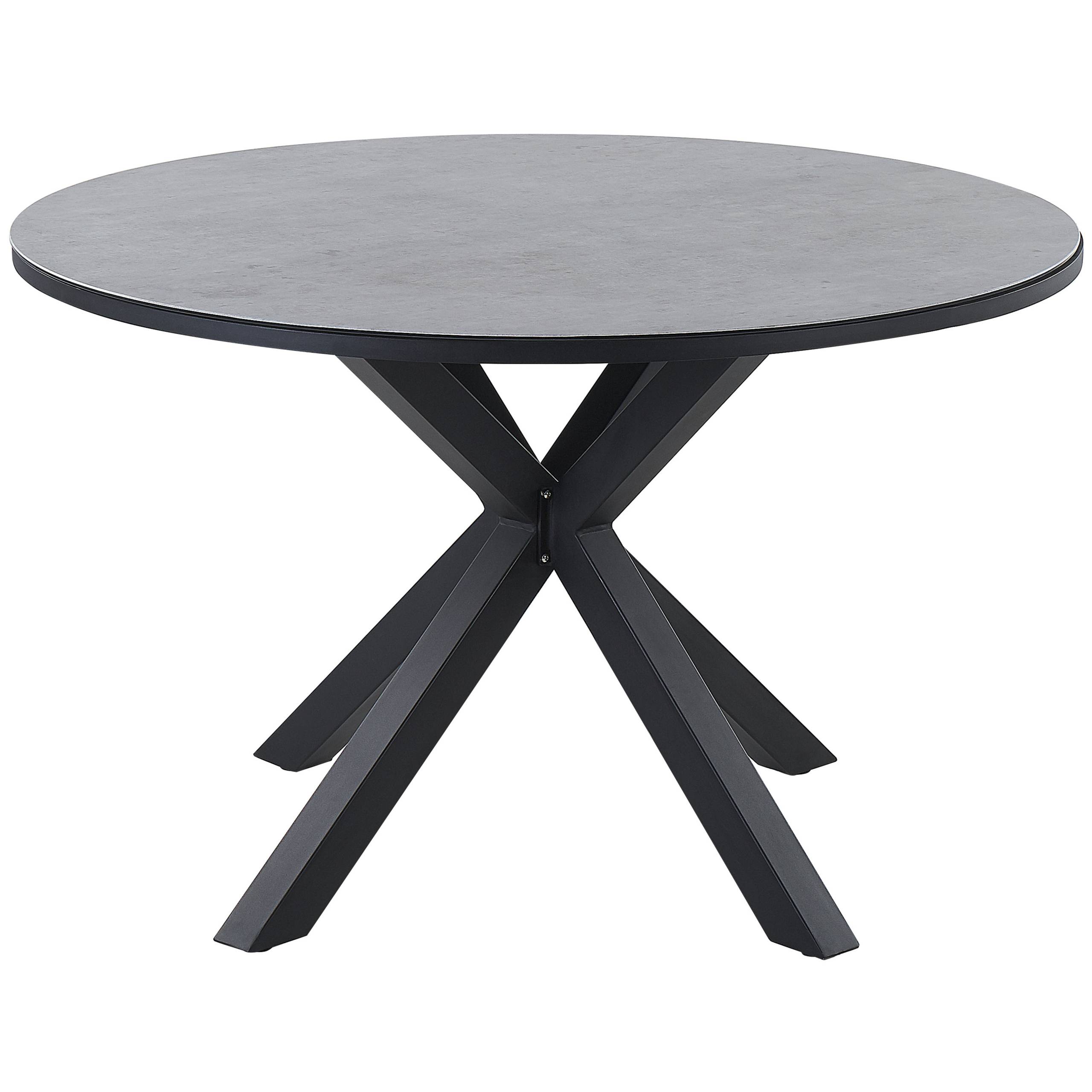 Beliani - Set de salle à manger Aluminium Gris MALETTO/COSOLETO Beliani - Image 4