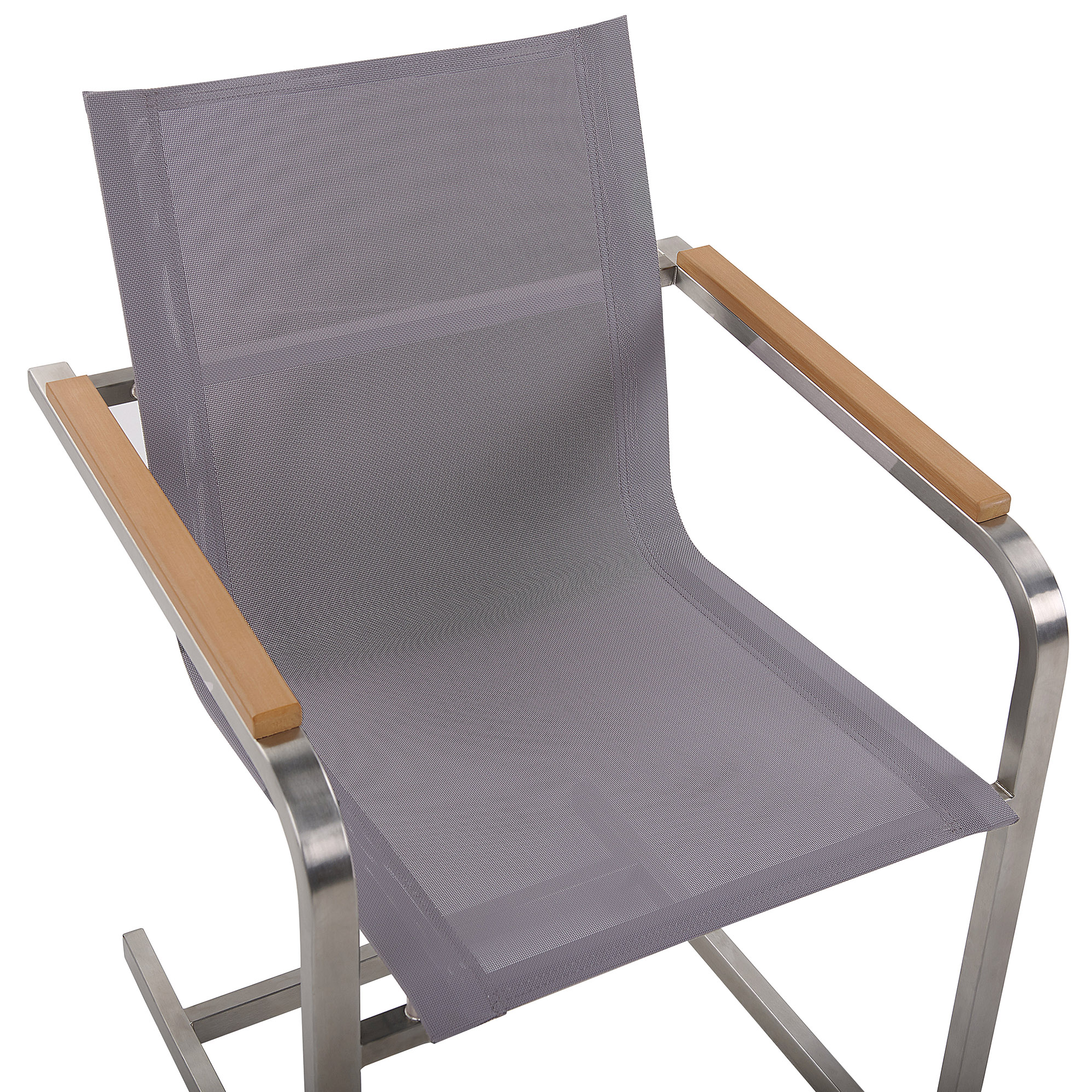 Beliani - Set de salle à manger Aluminium Gris MALETTO/COSOLETO Beliani - Image 10